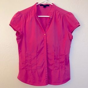 Bright pink Express Button Up Shirt